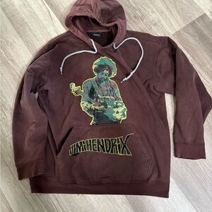 Vintage Jimi Hendricks Graphic Hoodie. Size Large